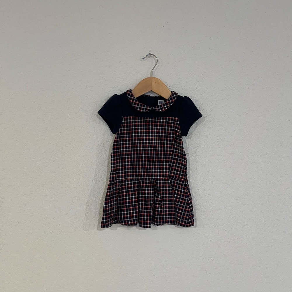 Janie & Jack - Navy Plaid Dress